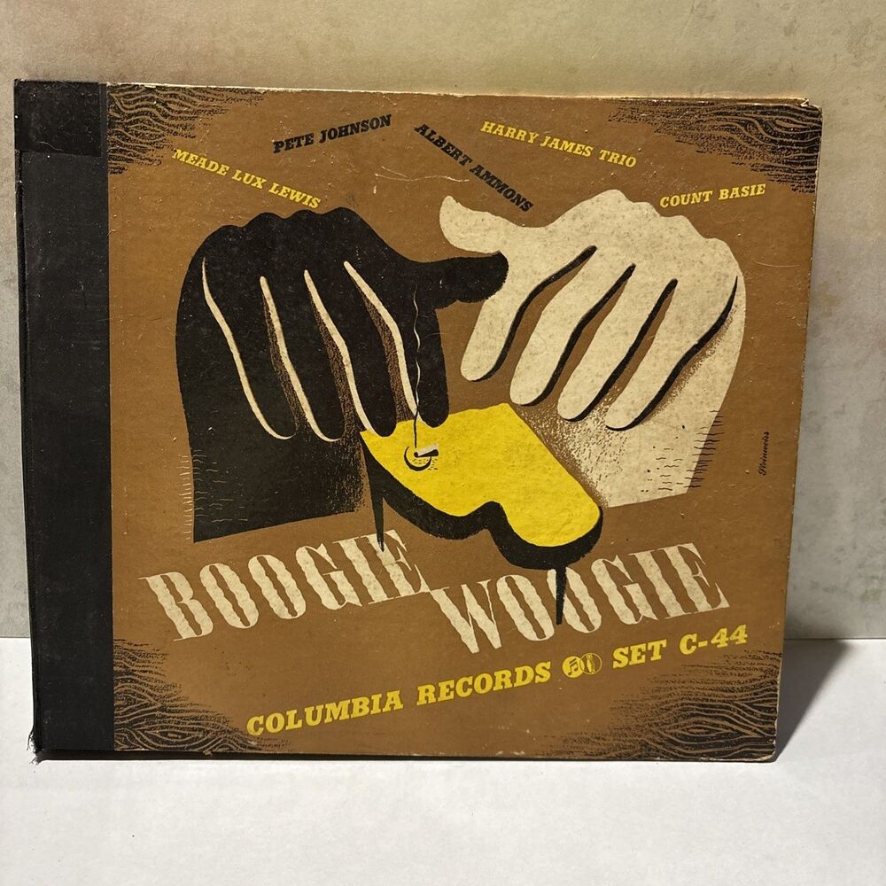 Boogie Woogie•Various Artists, Columbia C-44 (1947) 4 x 10" 78 RPM Set Excellent